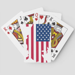 American Flag Poker Cards