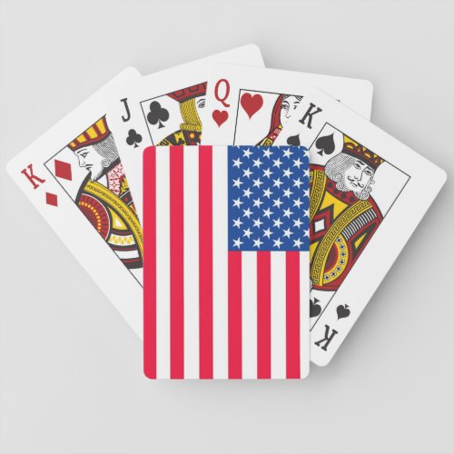 American Flag Poker Cards