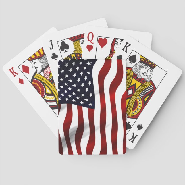American Flag Poker Cards (Back)
