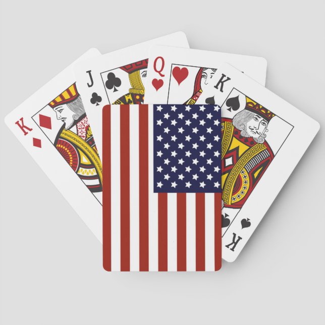 American Flag Poker Cards (Back)
