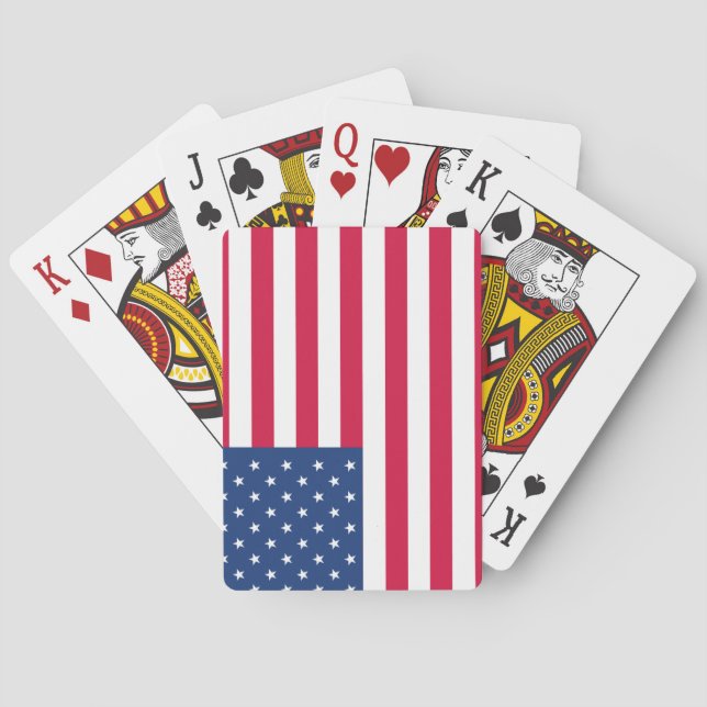 American Flag Poker Cards (Back)