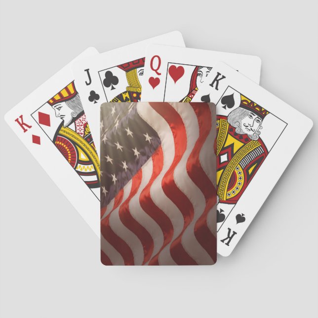 American Flag Poker Cards (Back)