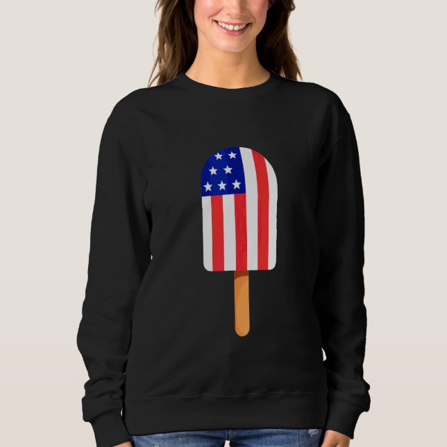 American Flag Pop It  American Flag Hey Dudes Meri Sweatshirt (Front)