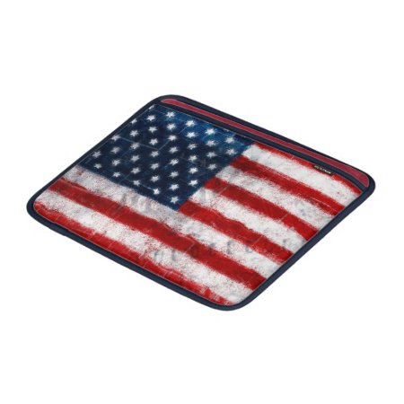 American Flag Portrait Macbook Air Sleeve