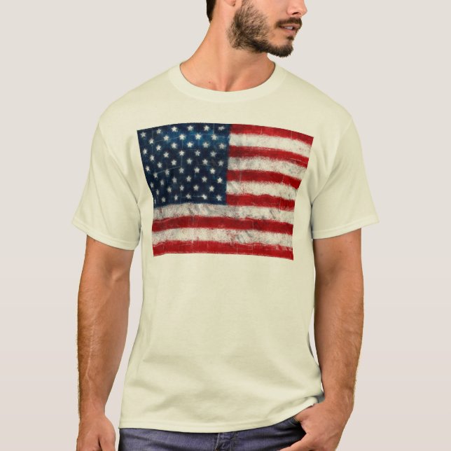 American Flag Portrait T-Shirt (Front)
