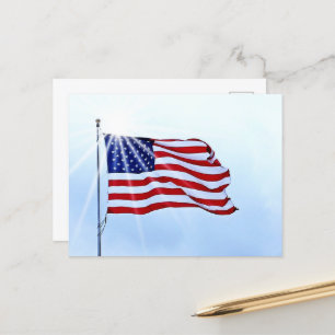 American Flag Post Card