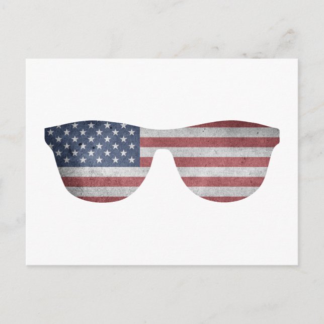 American Flag Post Card (Front)