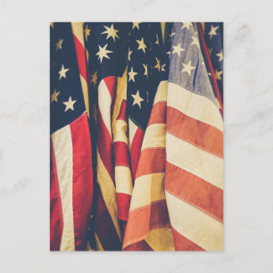 American Flag Post Card