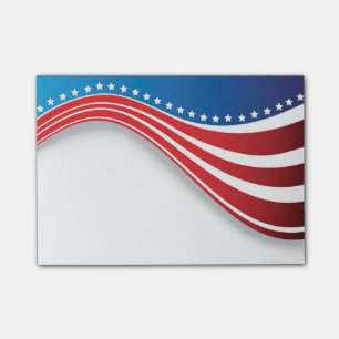 American flag Post-it notes