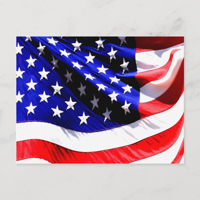 american flag postcard (Front)
