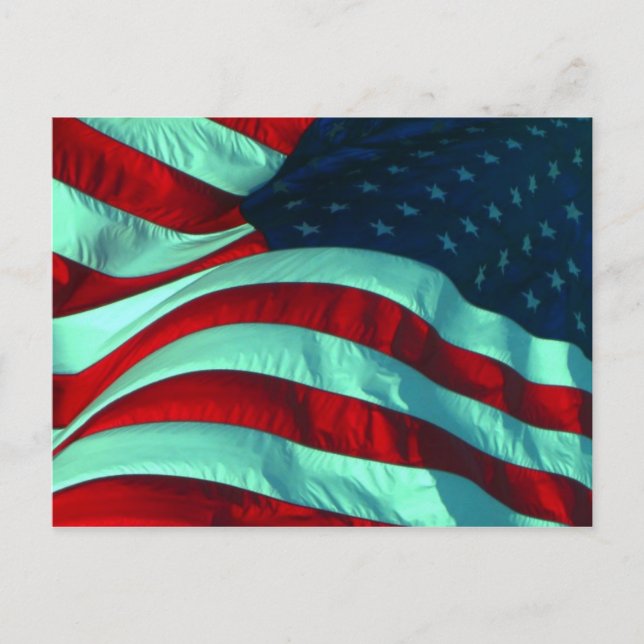 American Flag Postcard (Front)