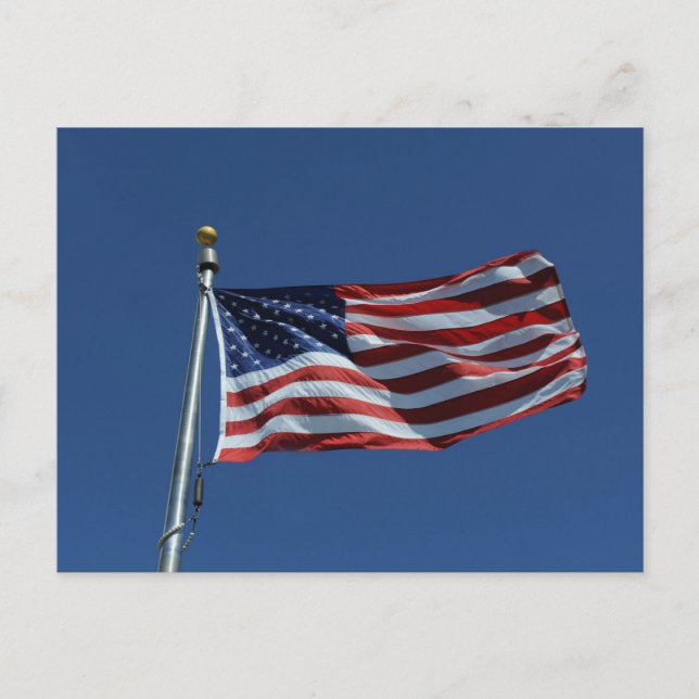 American Flag Postcard (Front)