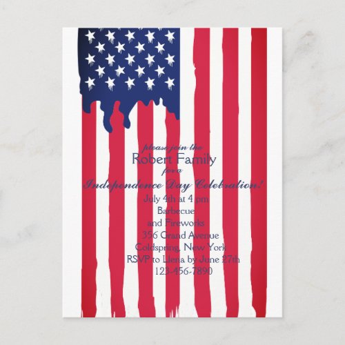 american Flag Postcard