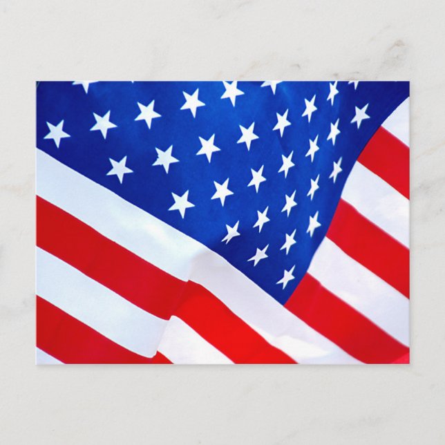 American Flag Postcard (Front)