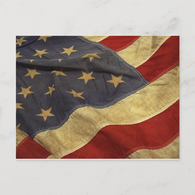 American Flag Postcard (Front)