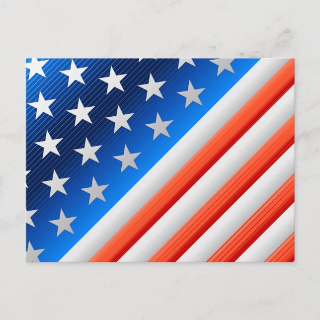 American Flag Postcard (Front)