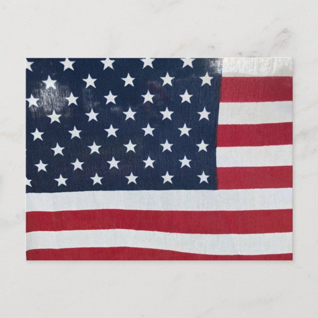 American Flag Postcard (Front)