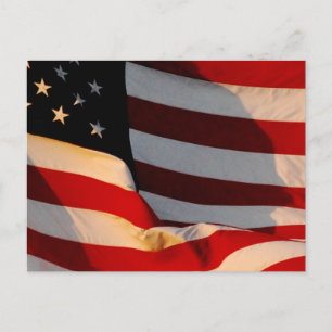 American Flag Postcard