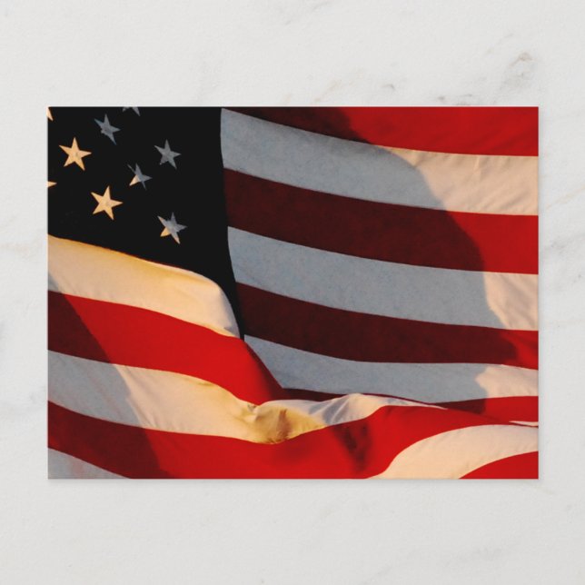 American Flag Postcard (Front)
