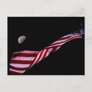 American Flag Postcard