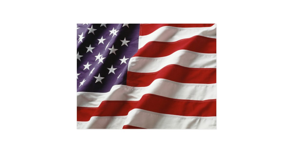 American Flag Postcard | Zazzle.com