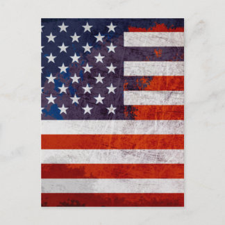 American Flag Postcard