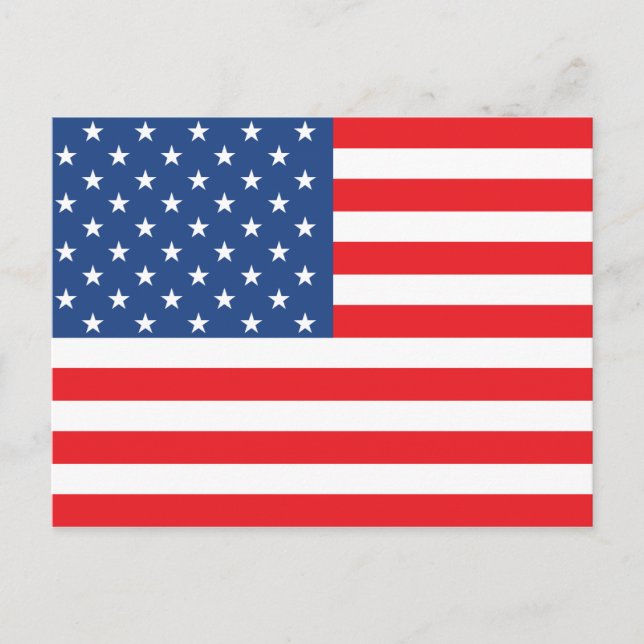 American Flag Postcard (Front)