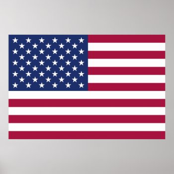 American Flag Poster by StillImages at Zazzle