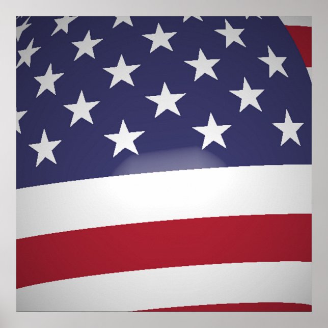 AMERICAN FLAG POSTER (Front)