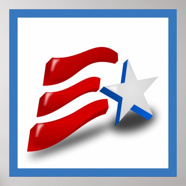 AMERICAN FLAG POSTER (Front)