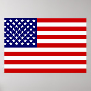 American flag poster