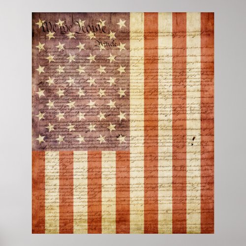 American Flag Poster