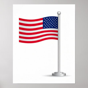 american flag poster