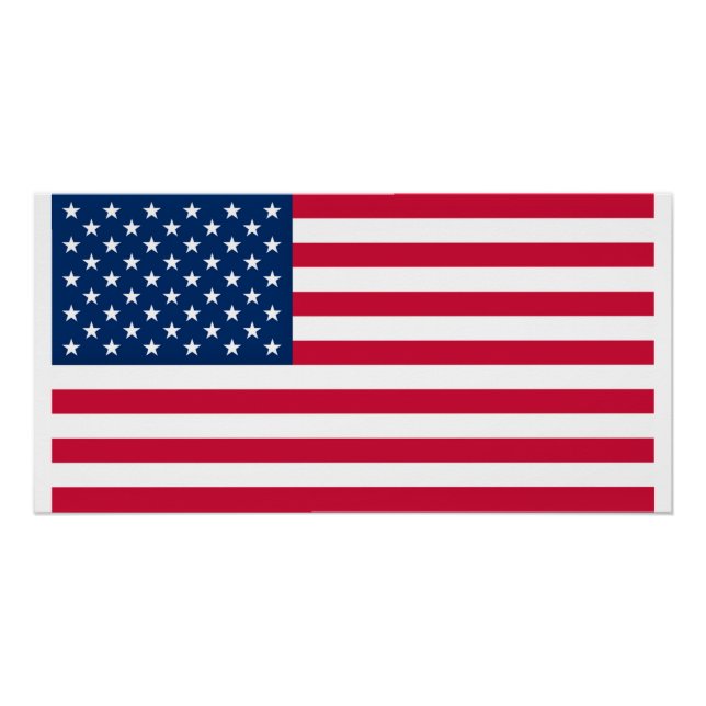 American Flag Poster USA (Front)