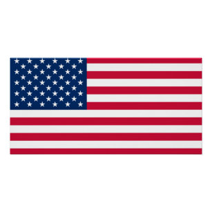 American Flag Poster USA - Patriotic