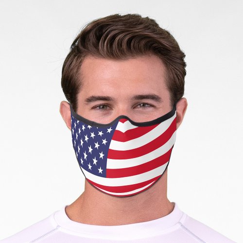 American Flag Premium Face Mask