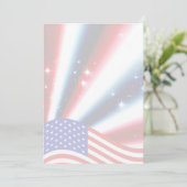 american flag pride sparkle burst (Standing Front)