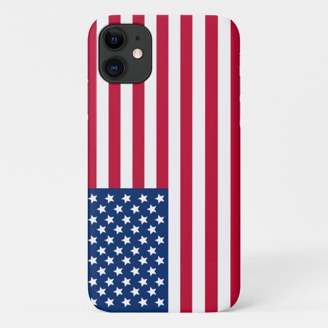 American Flag - Protective Patriotic Phone Case (Back)