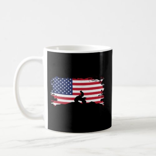 American Flag Quad Atv _ Off Road Atv Coffee Mug