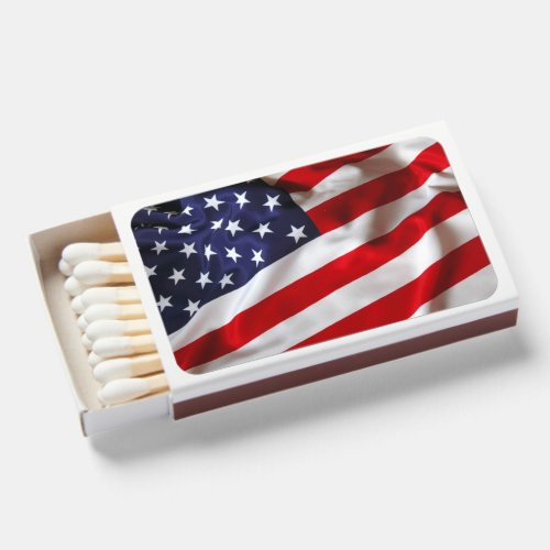 American Flag Red White Blue Patriotic  Matchboxes