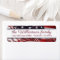 American Flag Red White Blue Stripe Return Address
