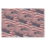 American Flag Red White Blue Stripes Stars Pattern Tissue Paper