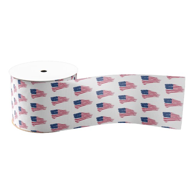 American Flag Ribbon (Spool)