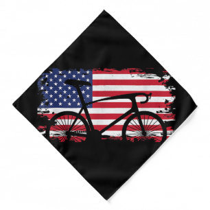 American Flag Road Biking Cycling Apparel - Bicycl Bandana