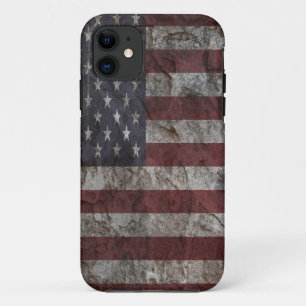 American Flag Rock Wall Xtreme iPhone 5 Case