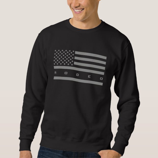 American Flag Rodeo Sweatshirt (Front)