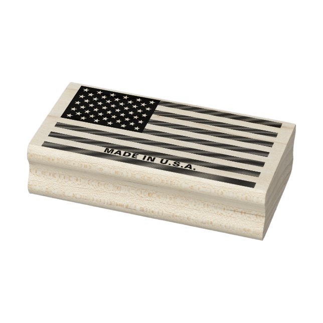 American Flag Rubber Stamp (Stamp)