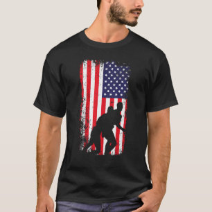 American Flag Rugby Usa Flag Rugby T-Shirt