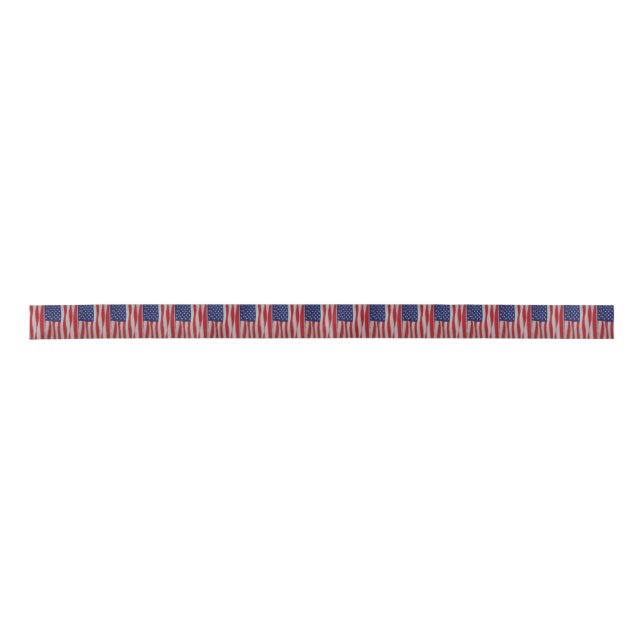 American Flag Satin Ribbon (Front)