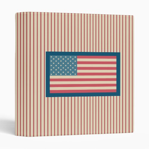 American Flag Scrapbook Binder